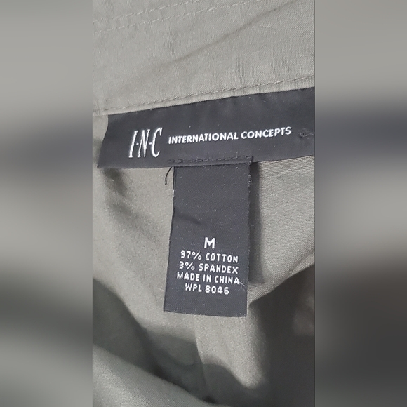 INC International Concept-size M- military green color jacket - Picture 4 of 11